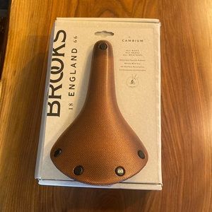 Brooks Cambium C17 All Weather Bicycle Saddle, Orange